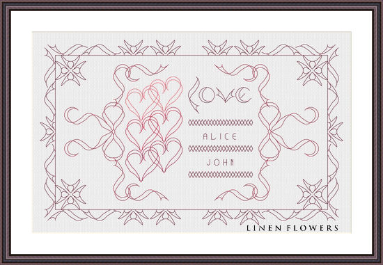 #242 Whsipers Of Love by Linen Flowers