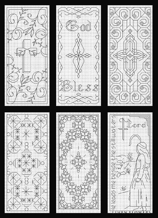 #258LF Blackwork Crosses 