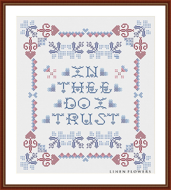 #269LF In Thee Do I Trust by Linen Flowers