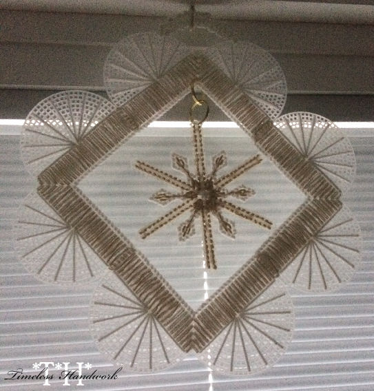 #65TH Seasonal Window Decor With Snowflake
