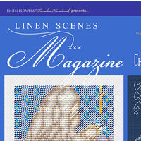 Linen Scenes Magazine Volume 20 Annual Ornament Issue by Linen Flowers