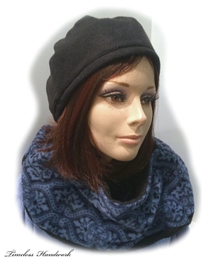 #29TH Comfort In Cold Beret And Cowl by Timeless Handwork