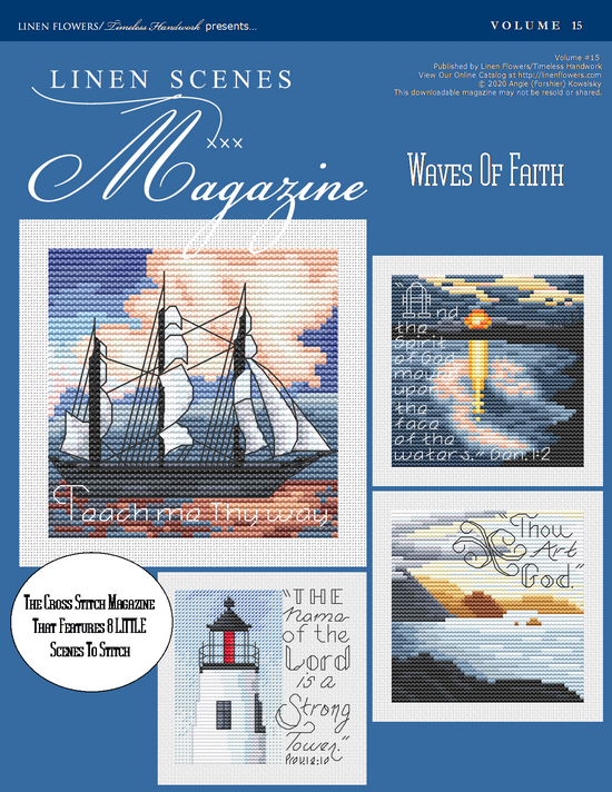 Linen Scenes Magazine Volume 15 Waves Of Faith