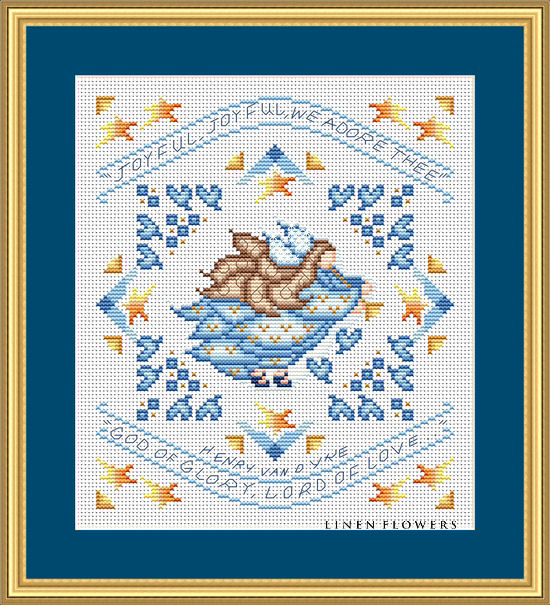 284LF We Adore Thee by Linen Flowers