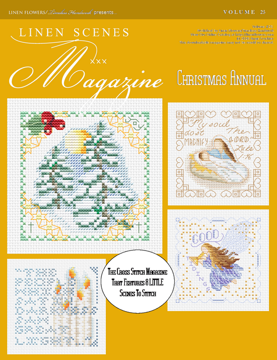 Linen Scenes Magazine Volume 25 Annual Ornaments Front Cover